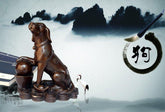 INPHIC-精品開光純銅招財銅狗擺件家仿古居裝飾品工藝品生肖銅狗擺件